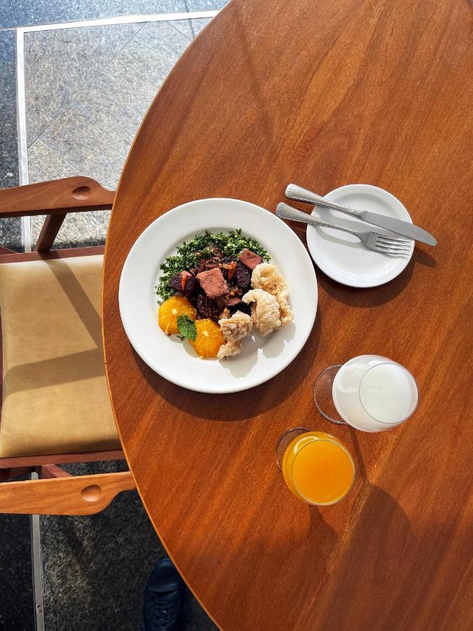 Hotel Senac Ilha Do Boi Vitória Kültér fotó A typical breakfast