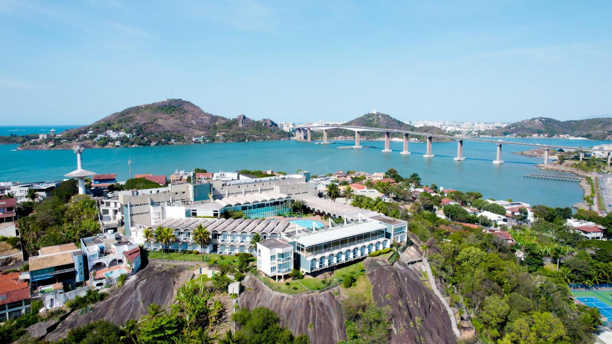 Hotel Senac Ilha Do Boi Vitória Kültér fotó Aerial view of the hotel