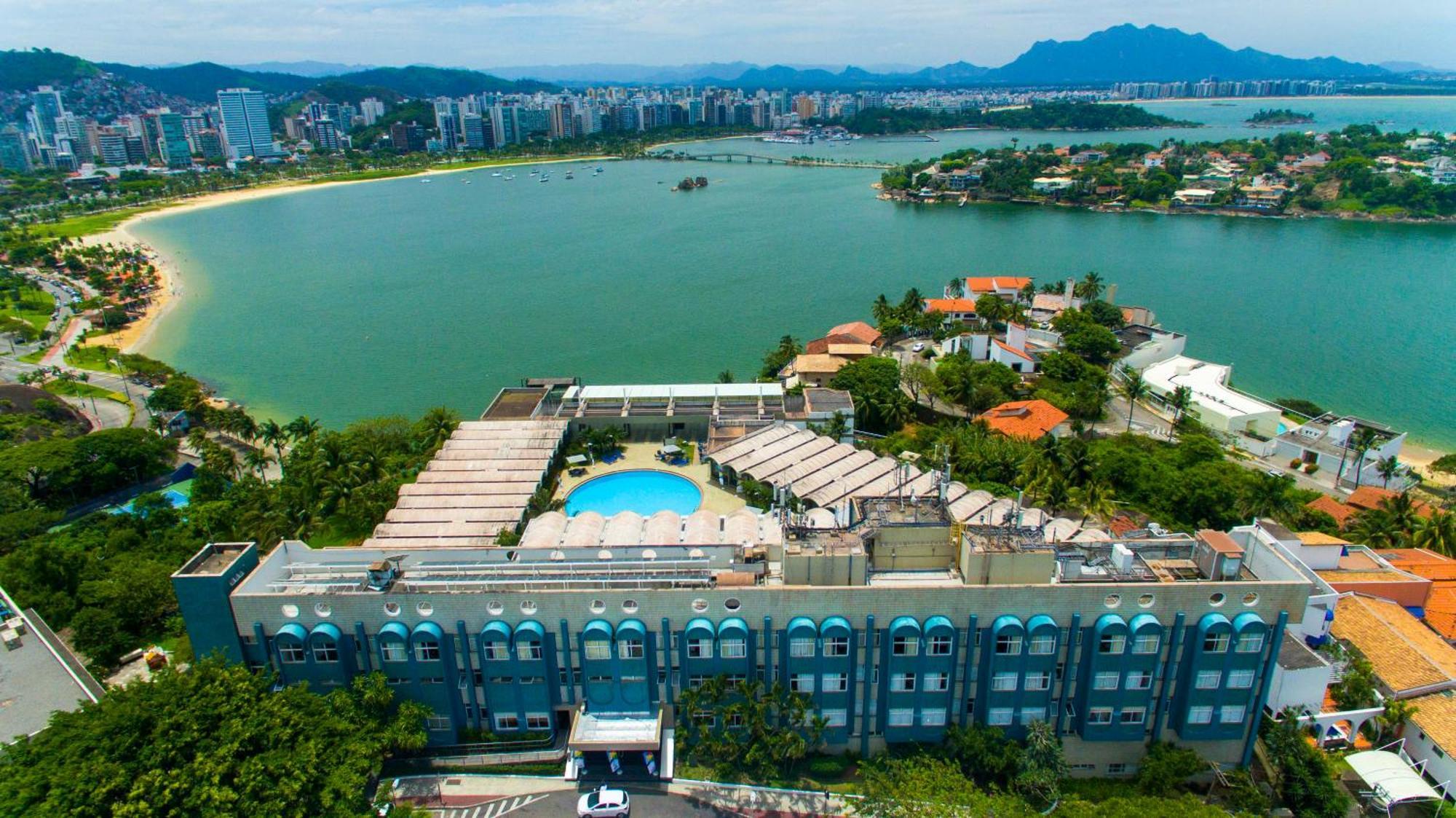 Hotel Senac Ilha Do Boi Vitória Kültér fotó Aerial view of the hotel